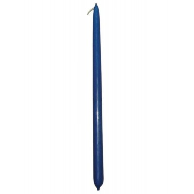 Λαμπάδα Απλή 39X2cm Μπλε_CANDLE-04